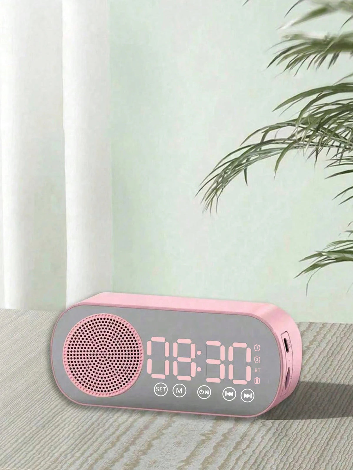 Enceinte Bluetooth avec Horloge Led / TechDrop